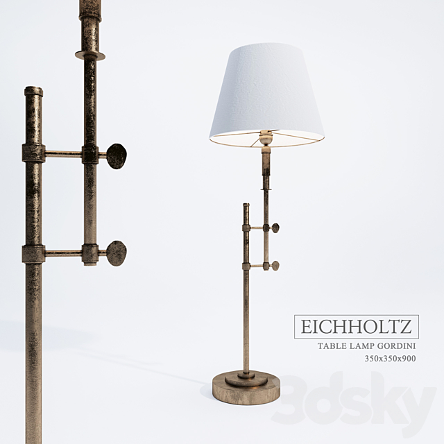 GORDINI table lamp 3DSMax File - thumbnail 1