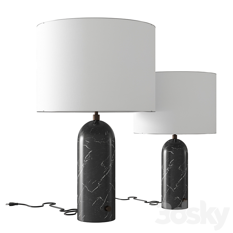 Gravity table lamp 3DS Max - thumbnail 1