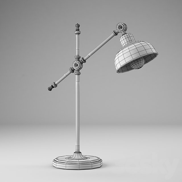 GRIMSTAD Table lamp 3DS Max Model - thumbnail 2