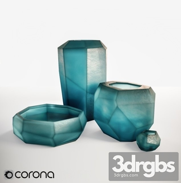 Guaxs Cucistic Vase Indigo 3dsmax Download - thumbnail 1