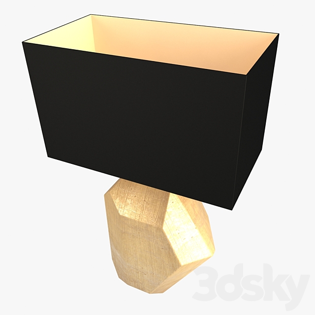 Heatfield – renwick gold leaf table lamp 3DSMax File - thumbnail 2