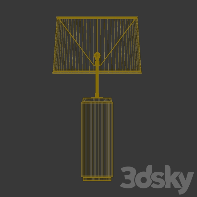 Heyward table lamp 3DSMax File - thumbnail 4