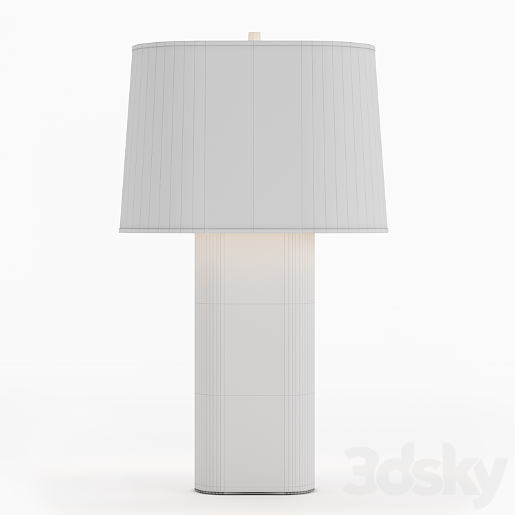 Holly Hunt Marlowe Table Lamp 3DS Max Model - thumbnail 2