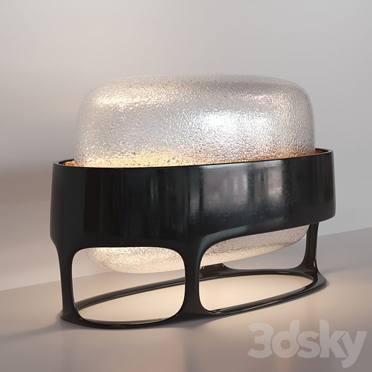 holly hunt table lamp 3DS Max - thumbnail 2