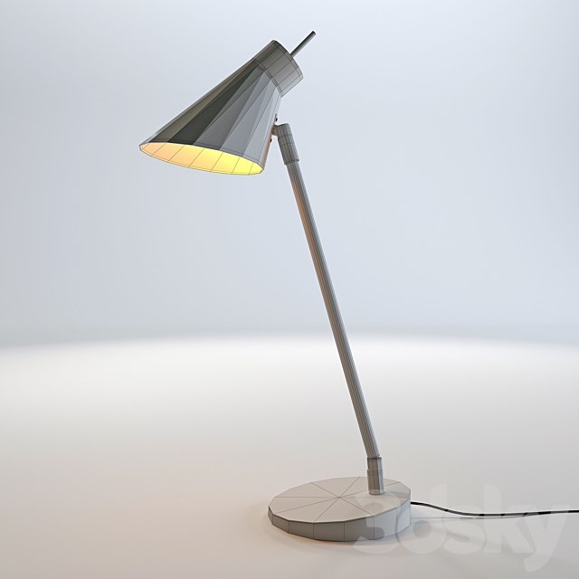 Hollywood table lamp from HEAT. Finland. 3DSMax File - thumbnail 2