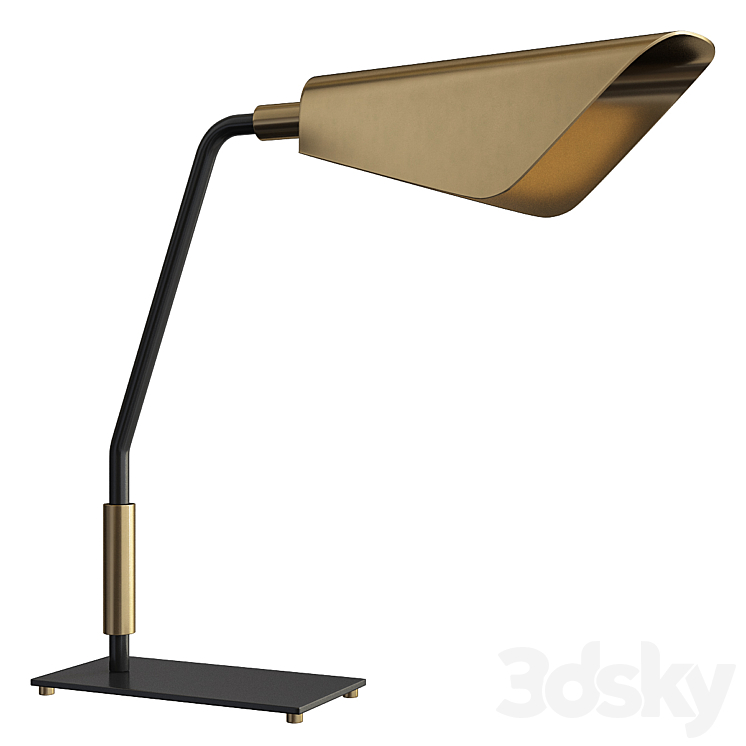 Hudson valley bowery desk lamp 3DS Max Model - thumbnail 1