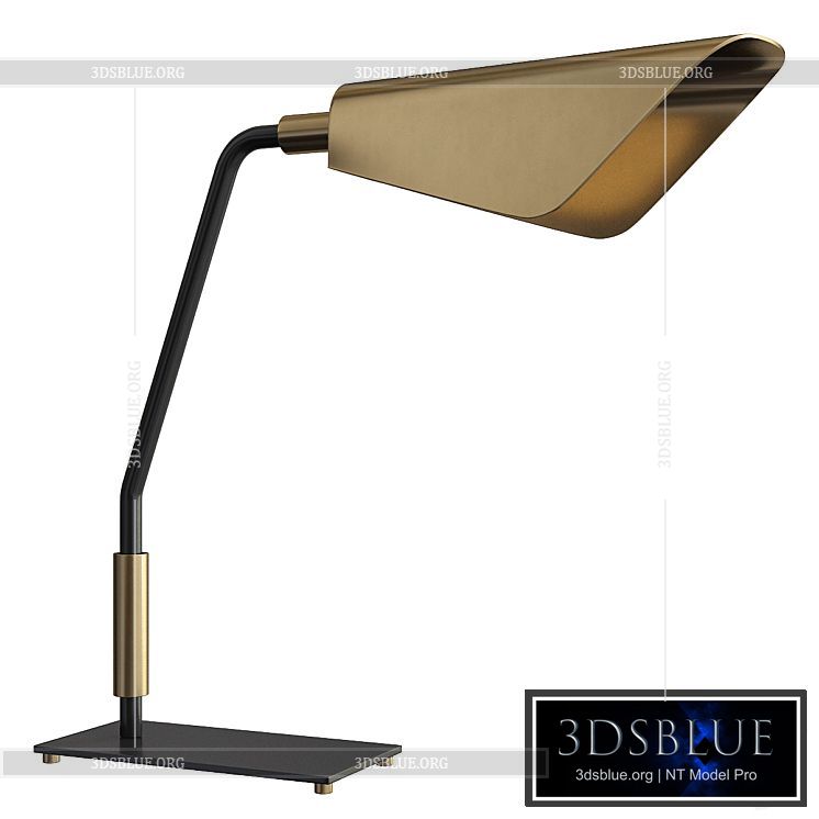 Hudson valley bowery desk lamp 3DS Max - thumbnail 3