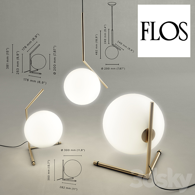 IC Light by Flos 3DS Max - thumbnail 1