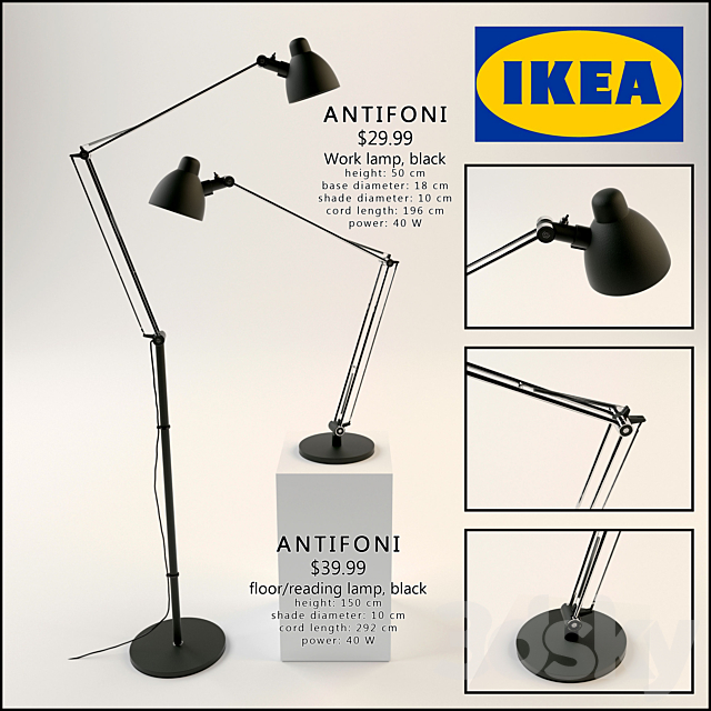 IKEA _ Antifoni 3DSMax File - thumbnail 1