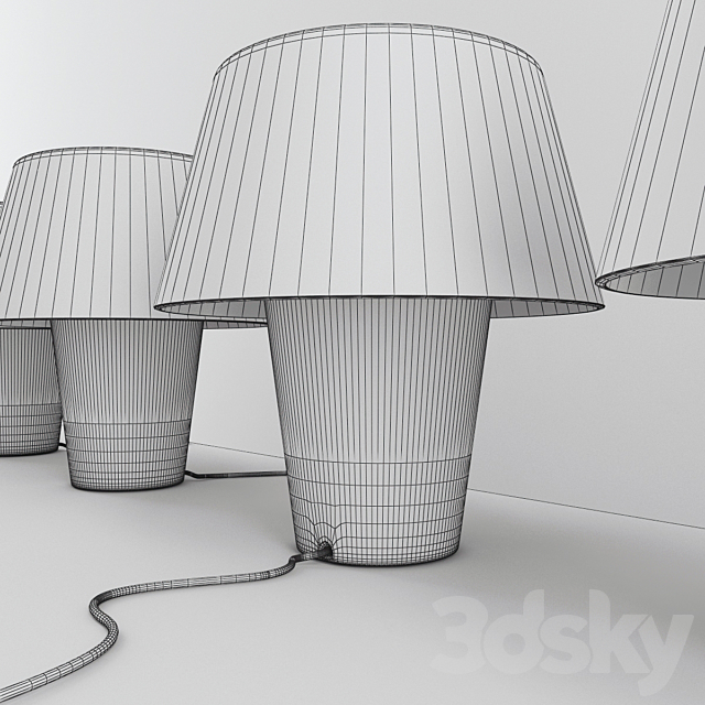 Ikea Gavik lamp set 3DS Max Model - thumbnail 3