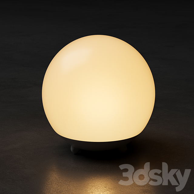 IKEA SOLVINDEN solar-powered decorative table lamp 3ds Max - thumbnail 3