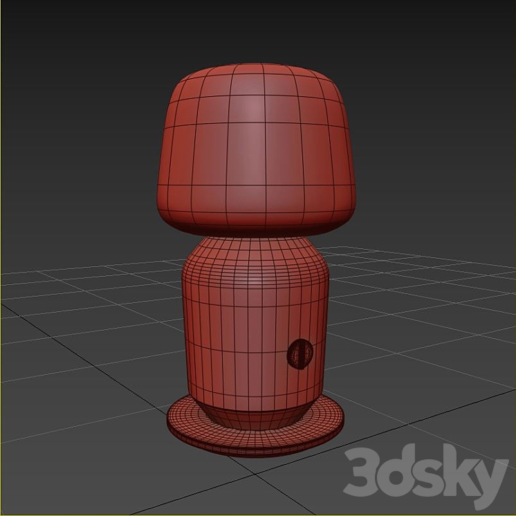 IKEA Symfonisk table lamp 3DS Max - thumbnail 2