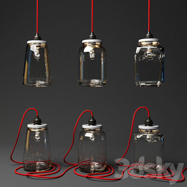 Industrial Kesbeke lamp 3DSMax File - thumbnail 3