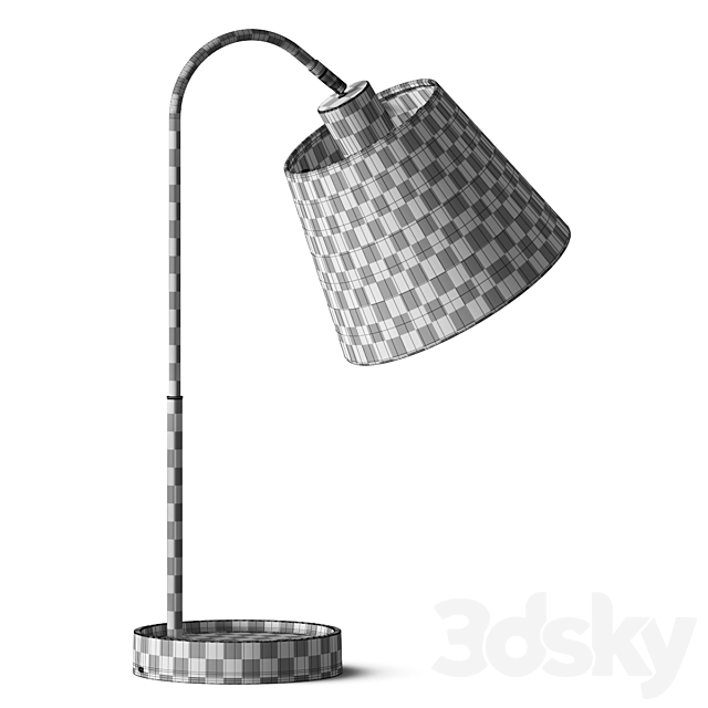 Interior Define Emmett Natural Table Lamp 3DSMax File - thumbnail 3