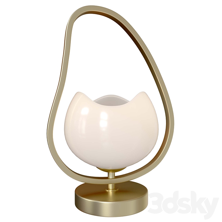 Interior table lamp with switch Waterlily 4873\/1T 3DS Max - thumbnail 2