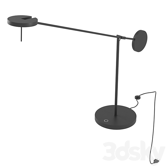 Invisible Table Lamp LedsC4 3DS Max Model - thumbnail 2