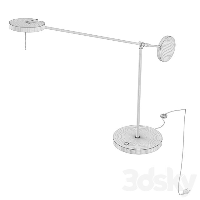 Invisible Table Lamp LedsC4 3DS Max Model - thumbnail 7