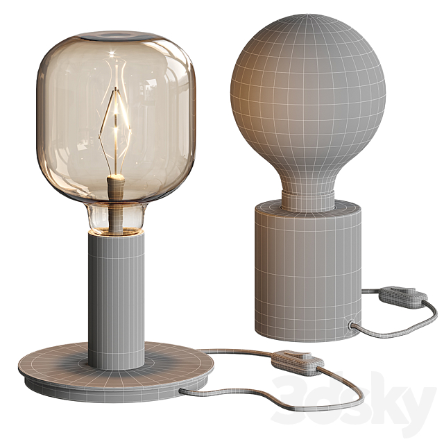 Isbark _ Markfrost Table Lamp Ikea 3DSMax File - thumbnail 2