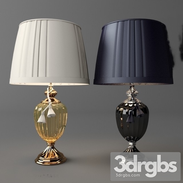 Italia Nervi Table Lamp 3dsmax Download - thumbnail 1