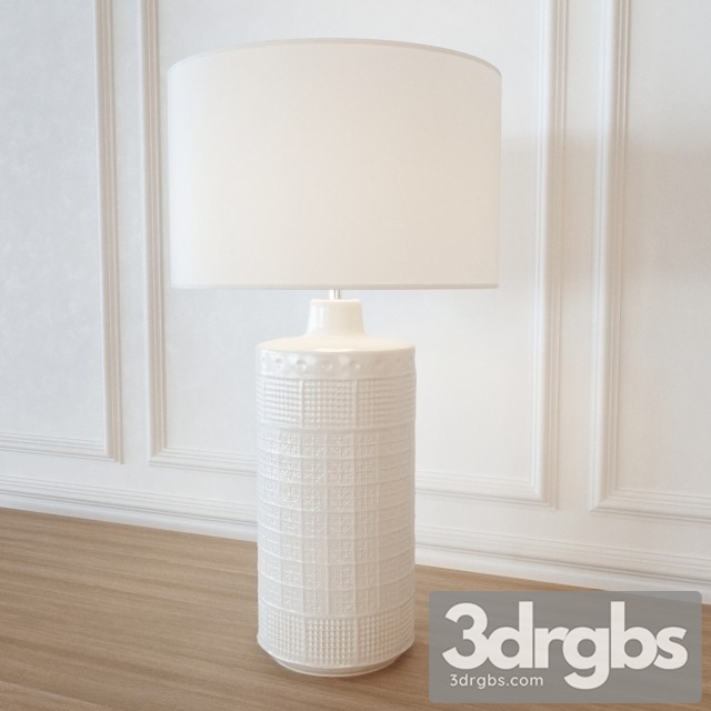 Jamie Young Emma Ceramic Column Table Lamp 3dsmax Download - thumbnail 1