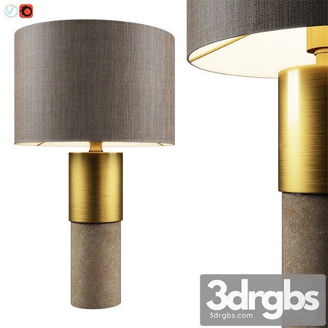 John lewis akani table lamp_2 3dsmax Download - thumbnail 1