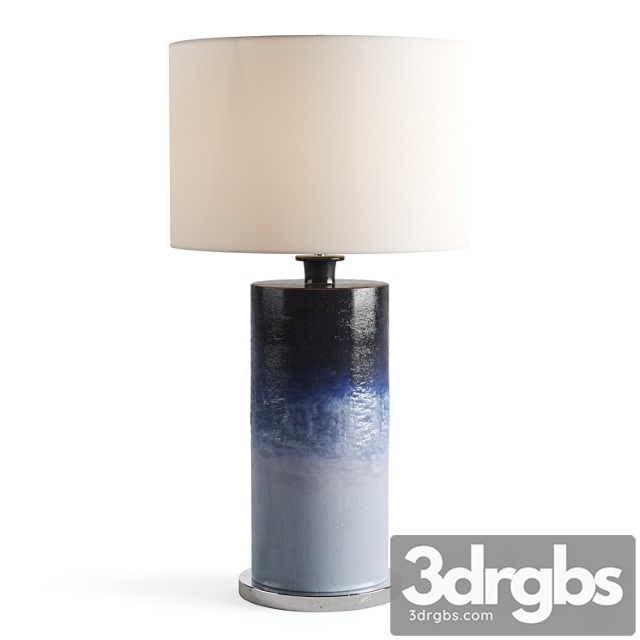 John Richard Deep Sea Indigo Table Lamp 3dsmax Download - thumbnail 1