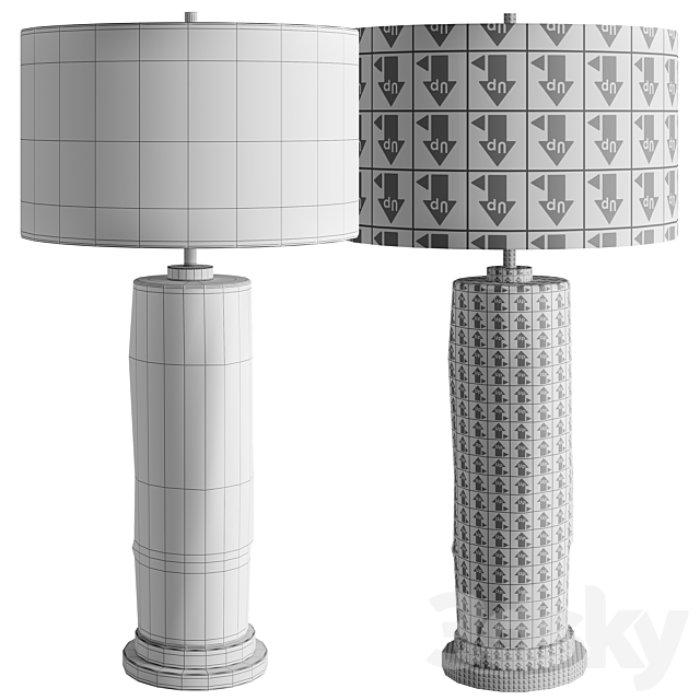 John Richard Interiors Terra Firma Table Lamp 3ds Max - thumbnail 3