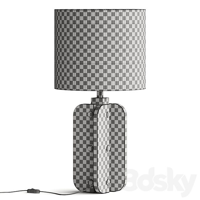 Jonathan Adler Topanga Column Table Lamp 3DSMax File - thumbnail 2