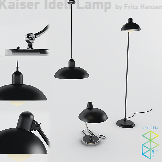 Kaiser Idell lamp collection 3DSMax File - thumbnail 1