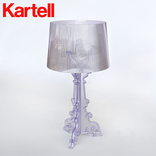 Kartell Bourgie Tischleuchte table lamp 3DS Max Model - thumbnail 1