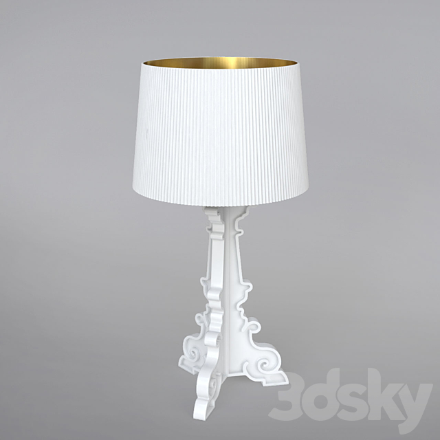 Kartell Bourgie Tischleuchte table lamp 3DS Max Model - thumbnail 2