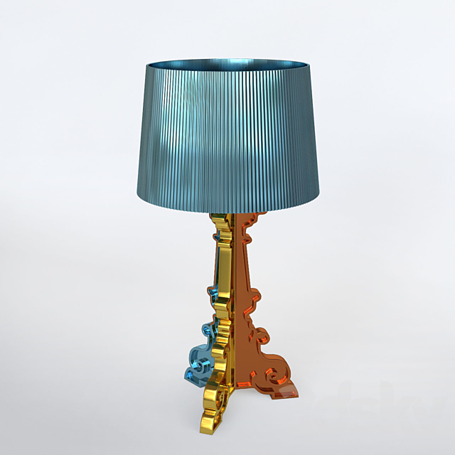 Kartell Bourgie Tischleuchte table lamp 3DS Max Model - thumbnail 3