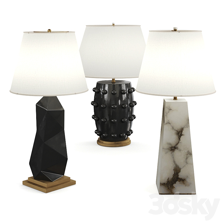 Kelly Wearstler Table Lamps 3DS Max - thumbnail 1