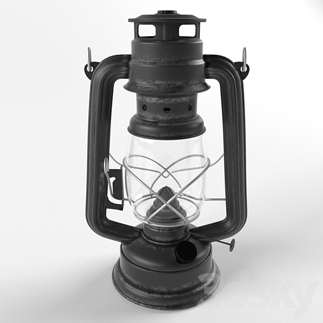 Kerosene lamp Bat. 3DSMax File - thumbnail 1