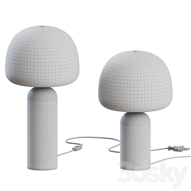 Kin table lamp by Northern 3ds Max - thumbnail 3