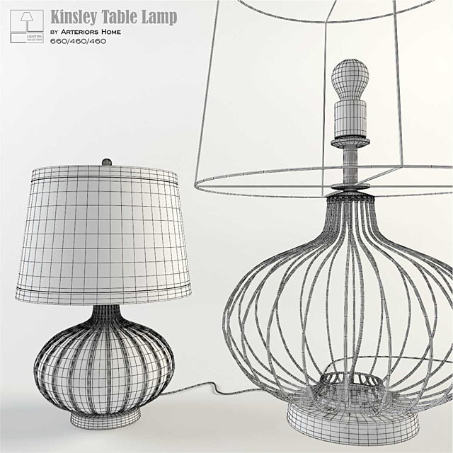 Kinsley Table Lamp 3DSMax File - thumbnail 2