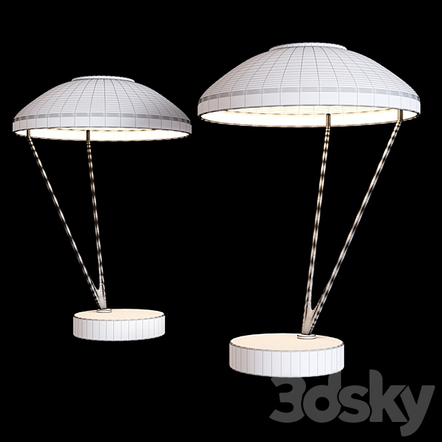 Kw Coquette Table Lamp 3DS Max Model - thumbnail 2