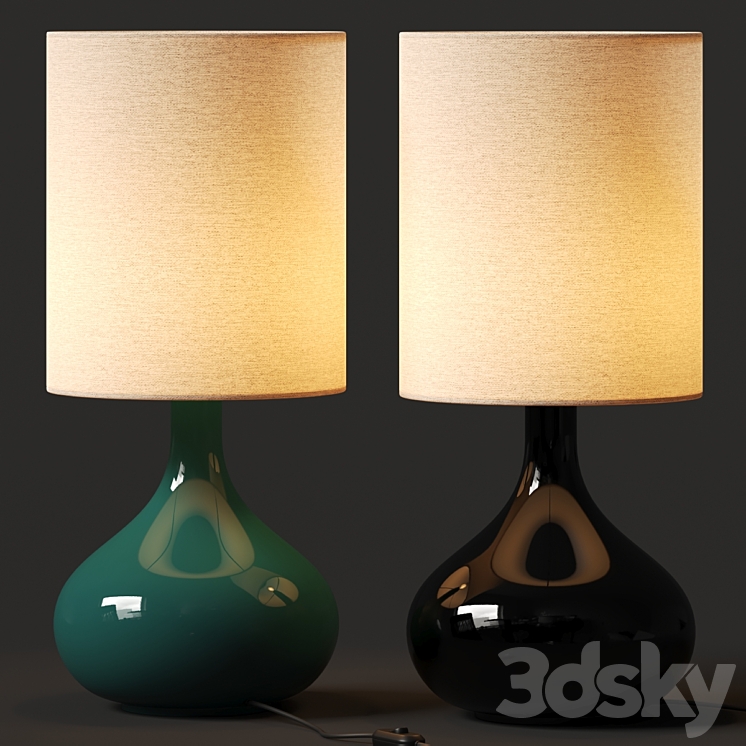 La Redoute Juna Table Lamp 3DS Max Model - thumbnail 2