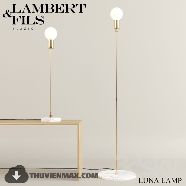 Lambert & Fils Luna Lamps 3DS Max - thumbnail 3