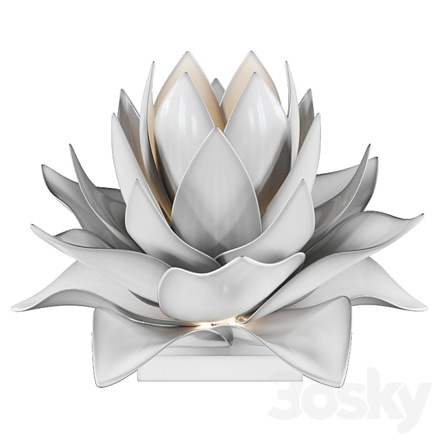 lamp lotus 3ds Max - thumbnail 3