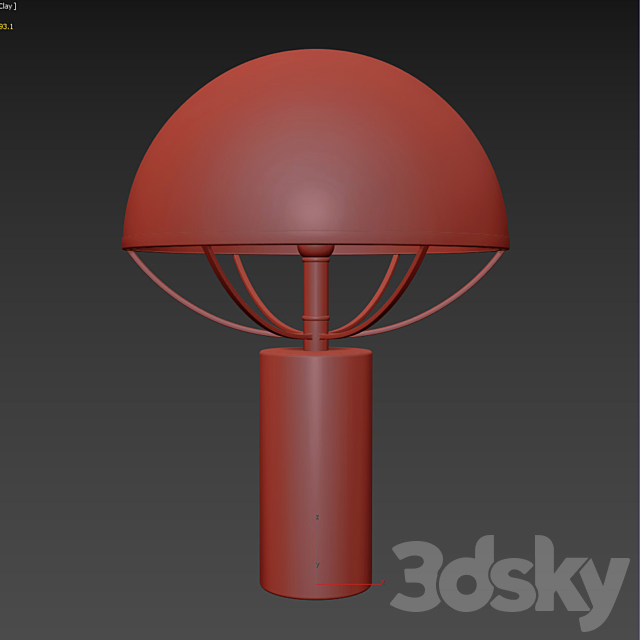 Lamp Lucia Tucci Tous T1693.1 3DS Max Model - thumbnail 2