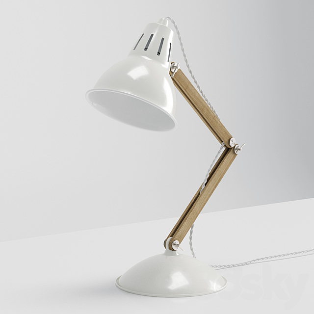 Lamp Wood & Metal 3DSMax File - thumbnail 1