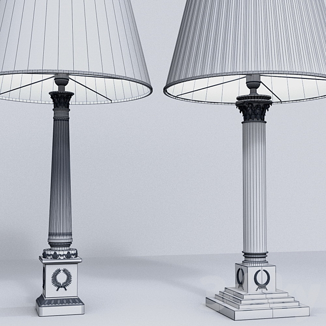 Lamps 987bis _ 85bis Bronze d’Art Francais 3DS Max Model - thumbnail 2