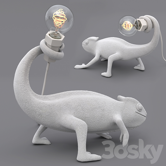 Lamps “Chameleon” _ Seletti 3DS Max Model - thumbnail 2