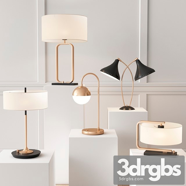 Lamps collection 3dsmax Download - thumbnail 1