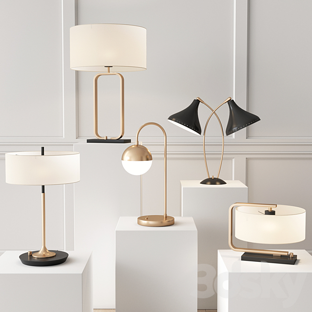 Lamps collection 3DSMax File - thumbnail 1