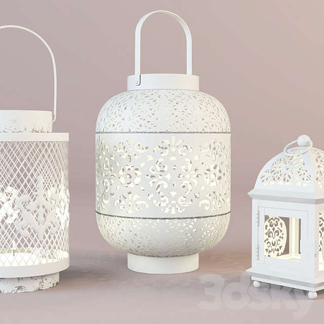 Lanterns _ ZARA HOME 3ds Max - thumbnail 1