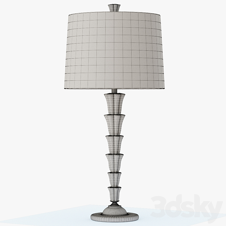 Larkhall Table Lamp 3DS Max - thumbnail 2