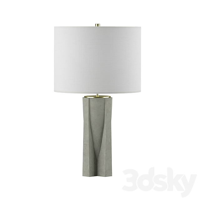 Lars Table Lamp (Crate and Barrel) 3DSMax File - thumbnail 2