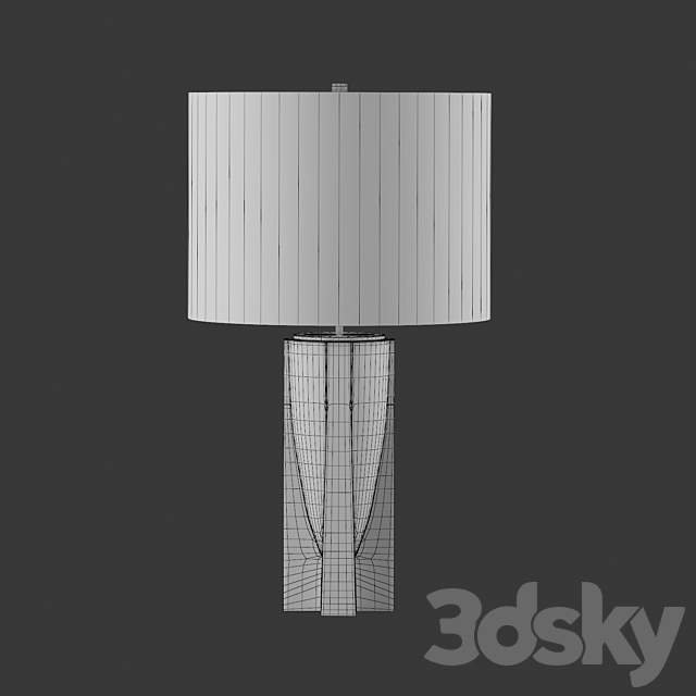 Lars Table Lamp (Crate and Barrel) 3DSMax File - thumbnail 4